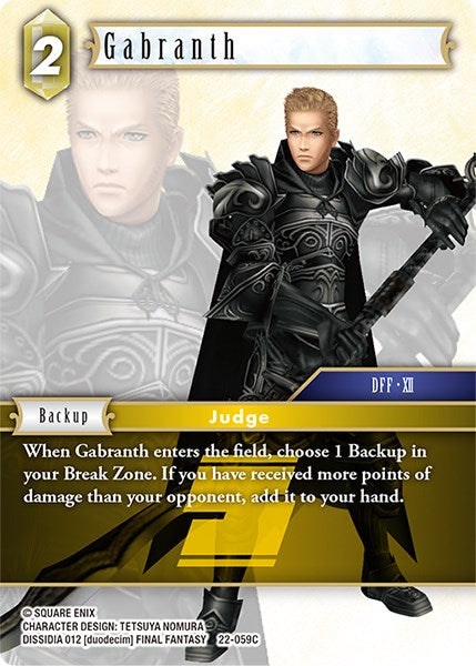 Gabranth [Hidden Hope] | Lots Moore NSW