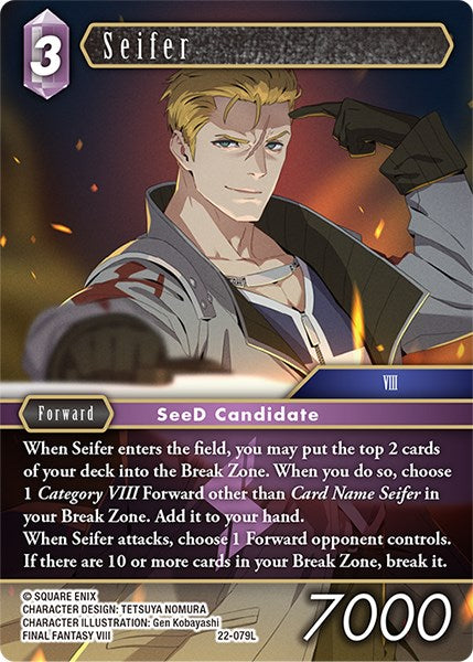 Seifer [Hidden Hope] | Lots Moore NSW