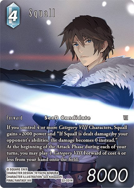 Squall (Full Art) [Hidden Hope] | Lots Moore NSW