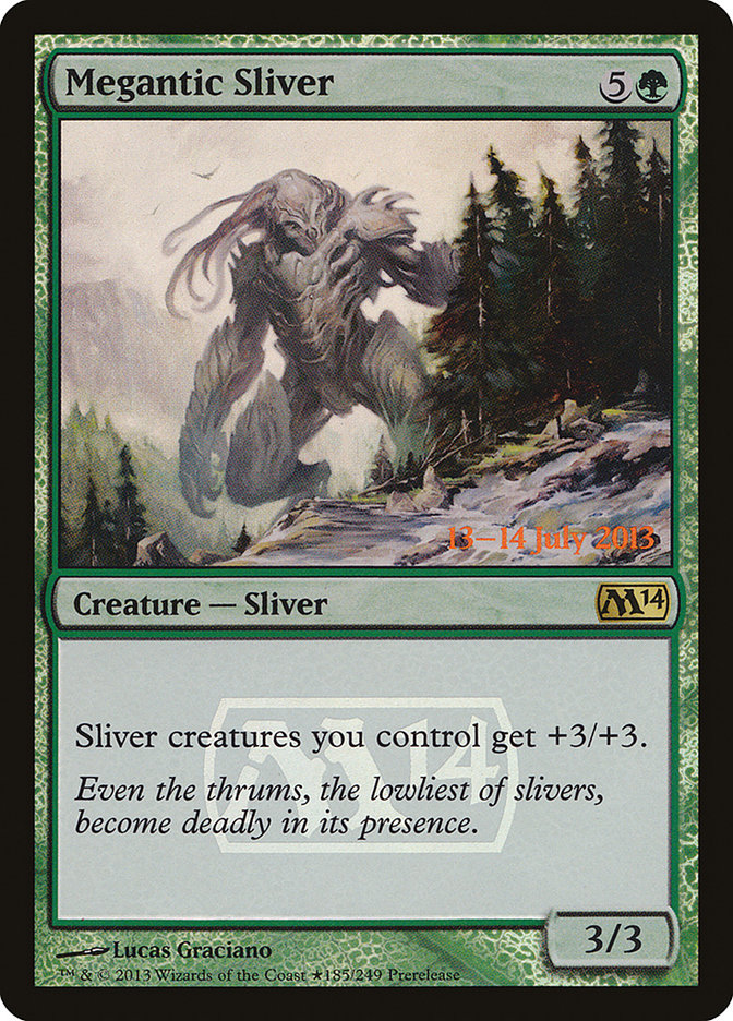 Megantic Sliver [Magic 2014 Prerelease Promos] | Lots Moore NSW