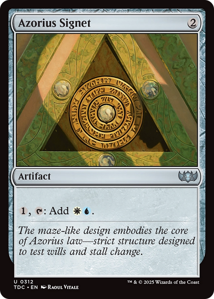 Azorius Signet [Tarkir: Dragonstorm Commander] | Lots Moore NSW