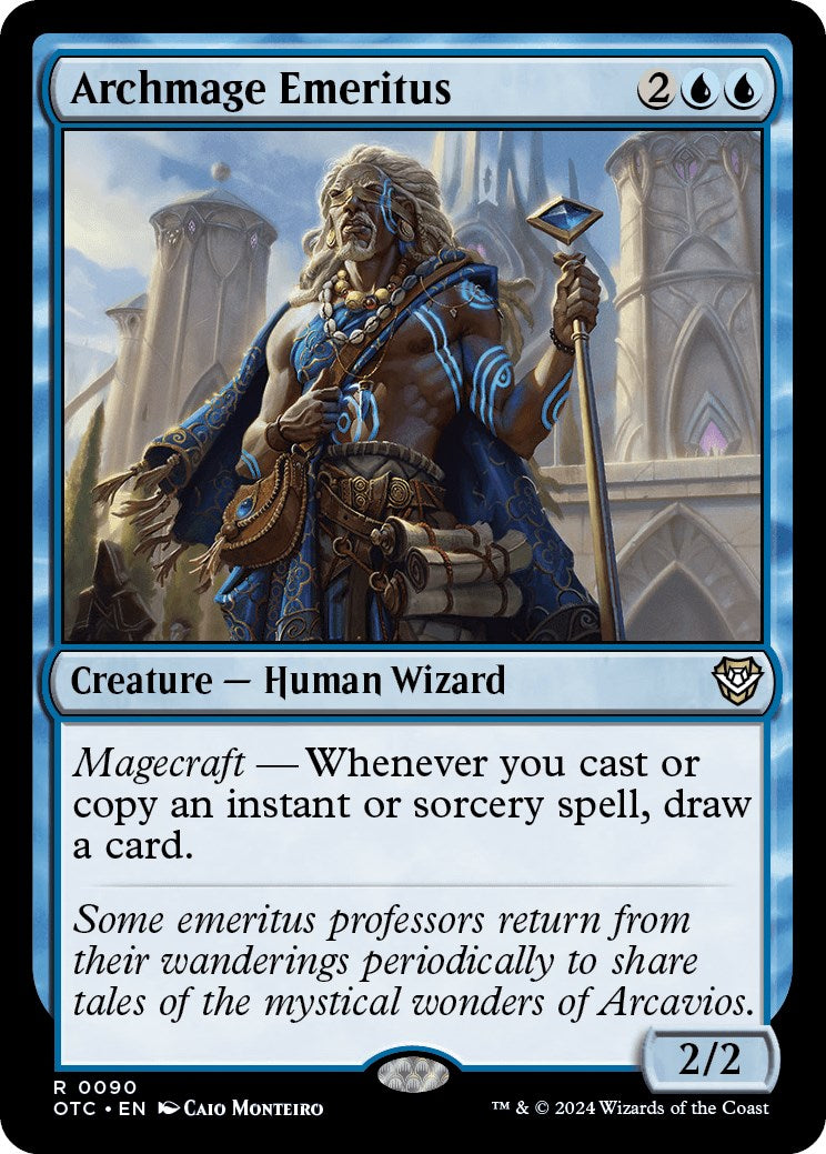 Archmage Emeritus [Outlaws of Thunder Junction Commander] | Lots Moore NSW