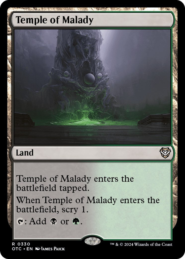 Temple of Malady [Outlaws of Thunder Junction Commander] | Lots Moore NSW