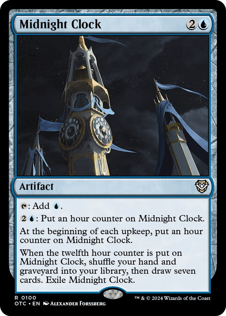 Midnight Clock [Outlaws of Thunder Junction Commander] | Lots Moore NSW