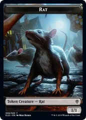 Rat // Food (18) Double-Sided Token [Throne of Eldraine Tokens] | Lots Moore NSW