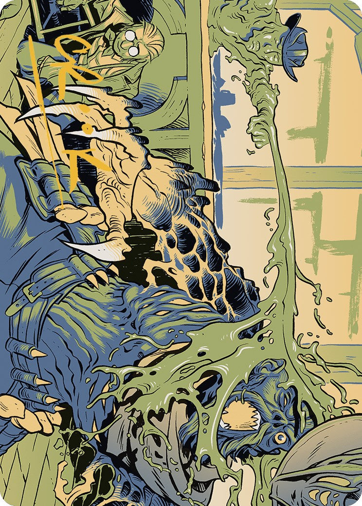 Voidslime Art Card (Gold-Stamped Signature) [Outlaws of Thunder Junction Art Series] | Lots Moore NSW