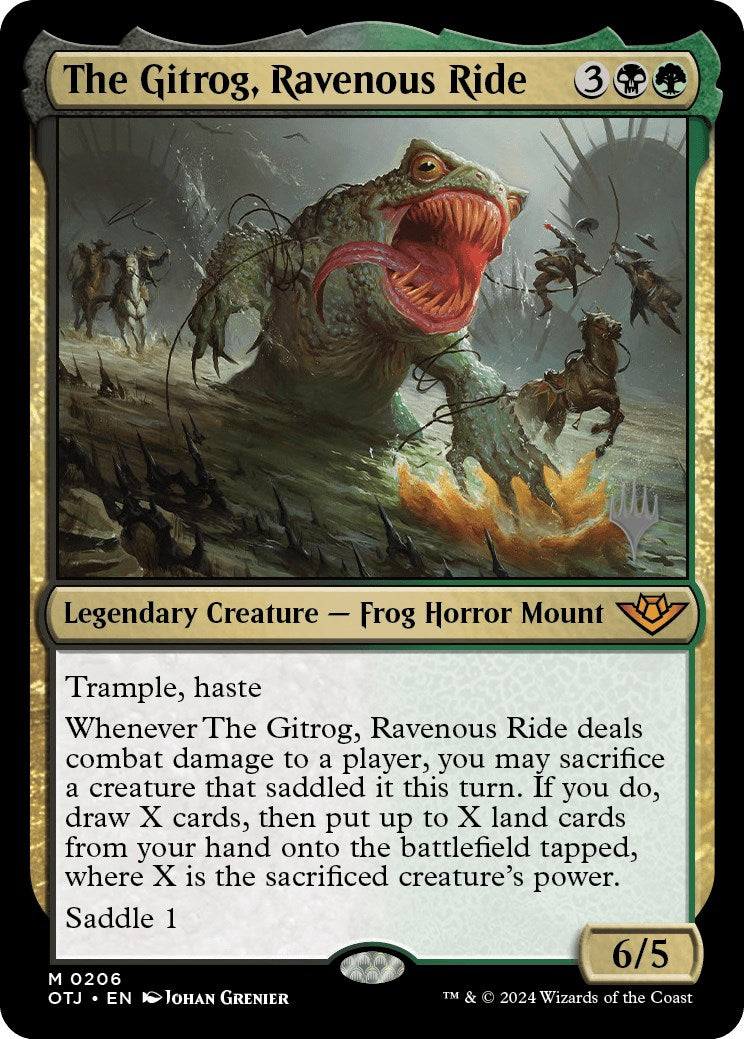 The Gitrog, Ravenous Ride (Promo Pack) [Outlaws of Thunder Junction Promos] | Lots Moore NSW