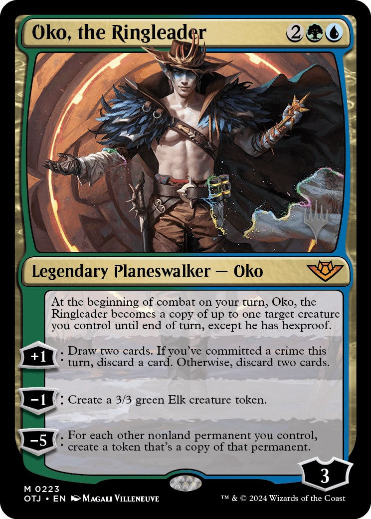 Oko, the Ringleader (Promo Pack) [Outlaws of Thunder Junction Promos] | Lots Moore NSW