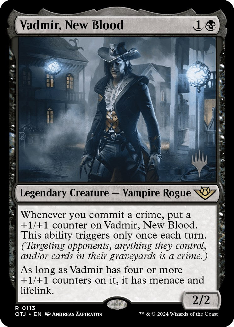 Vadmir, New Blood (Promo Pack) [Outlaws of Thunder Junction Promos] | Lots Moore NSW