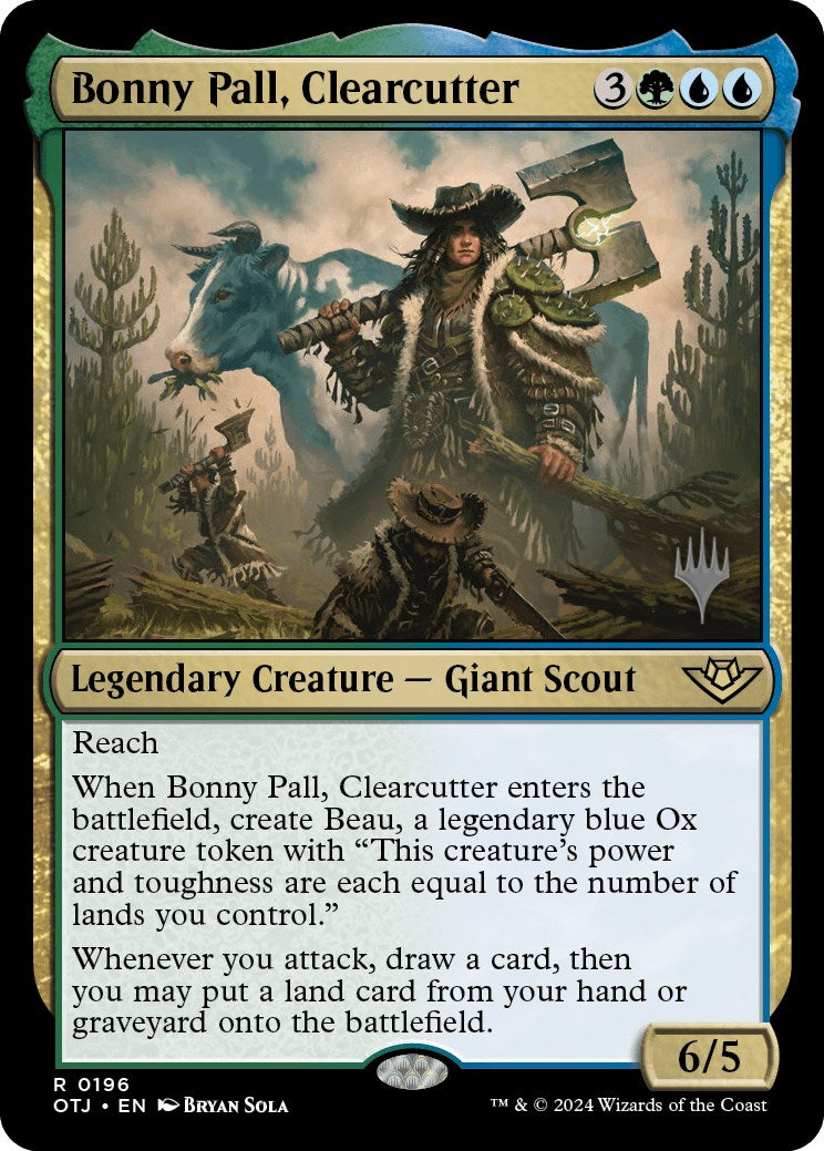 Bonny Pall, Clearcutter (Promo Pack) [Outlaws of Thunder Junction Promos] | Lots Moore NSW