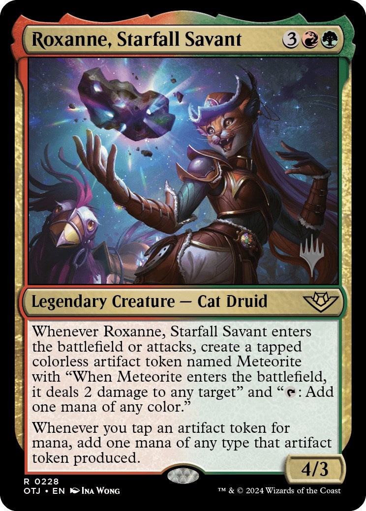 Roxanne, Starfall Savant (Promo Pack) [Outlaws of Thunder Junction Promos] | Lots Moore NSW