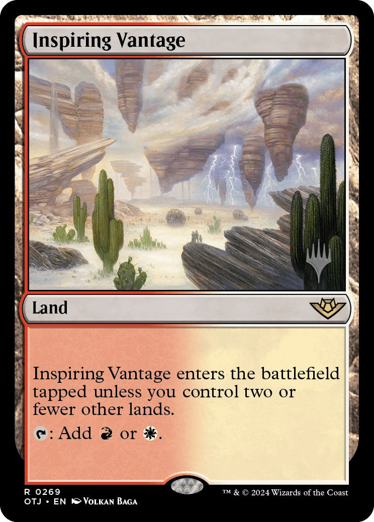 Inspiring Vantage (Promo Pack) [Outlaws of Thunder Junction Promos] | Lots Moore NSW