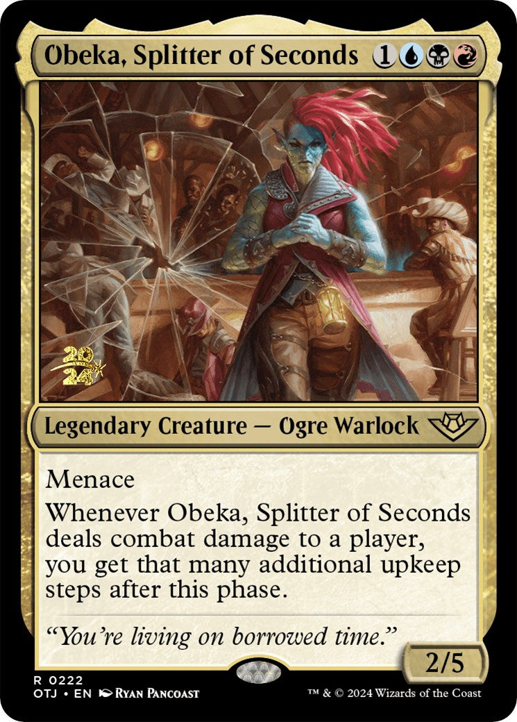 Obeka, Splitter of Seconds [Outlaws of Thunder Junction Prerelease Promos] | Lots Moore NSW