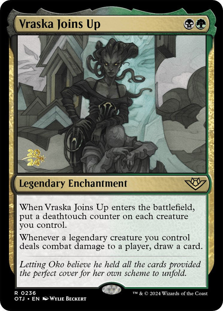 Vraska Joins Up [Outlaws of Thunder Junction Prerelease Promos] | Lots Moore NSW