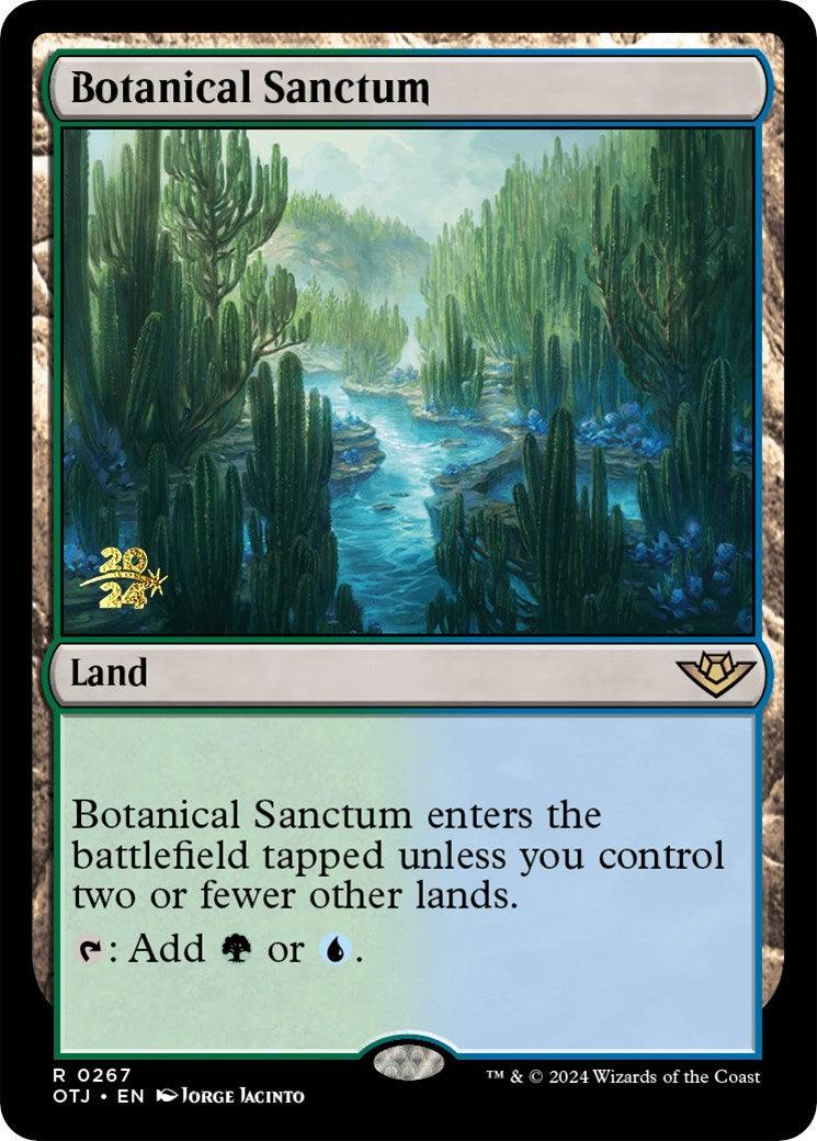 Botanical Sanctum (OTJ) [Outlaws of Thunder Junction Prerelease Promos] | Lots Moore NSW