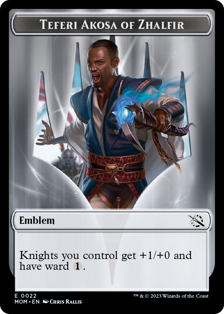 Teferi Akosa of Zhalfir Emblem [March of the Machine Tokens] | Lots Moore NSW