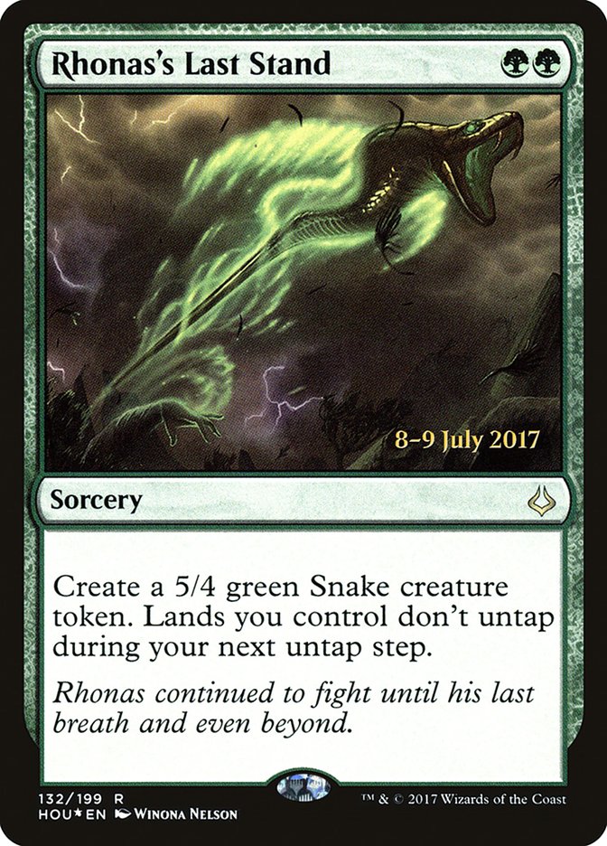 Rhonas's Last Stand [Hour of Devastation Prerelease Promos] | Lots Moore NSW