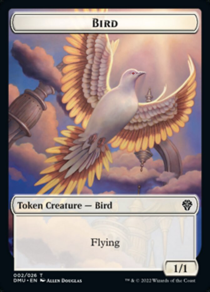 Bird (002) // Stangg Twin Double-Sided Token [Dominaria United Tokens] | Lots Moore NSW