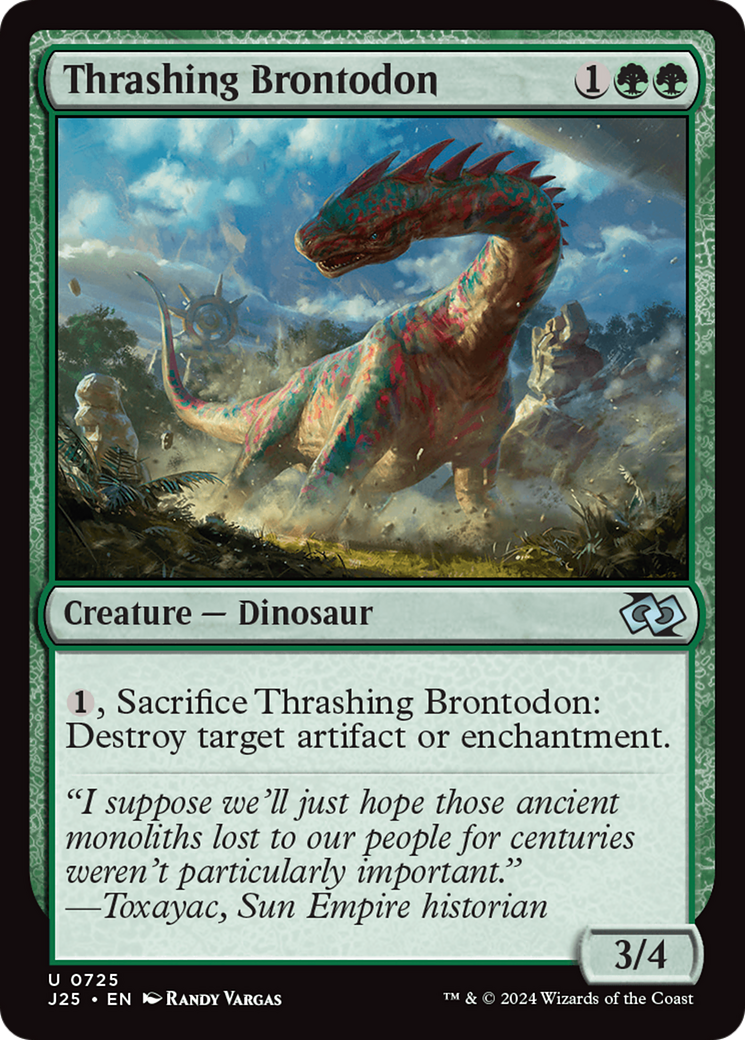 Thrashing Brontodon [Foundations Jumpstart] | Lots Moore NSW