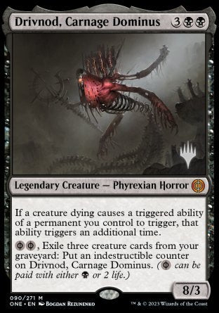 Drivnod, Carnage Dominus (Promo Pack) [Phyrexia: All Will Be One Promos] | Lots Moore NSW