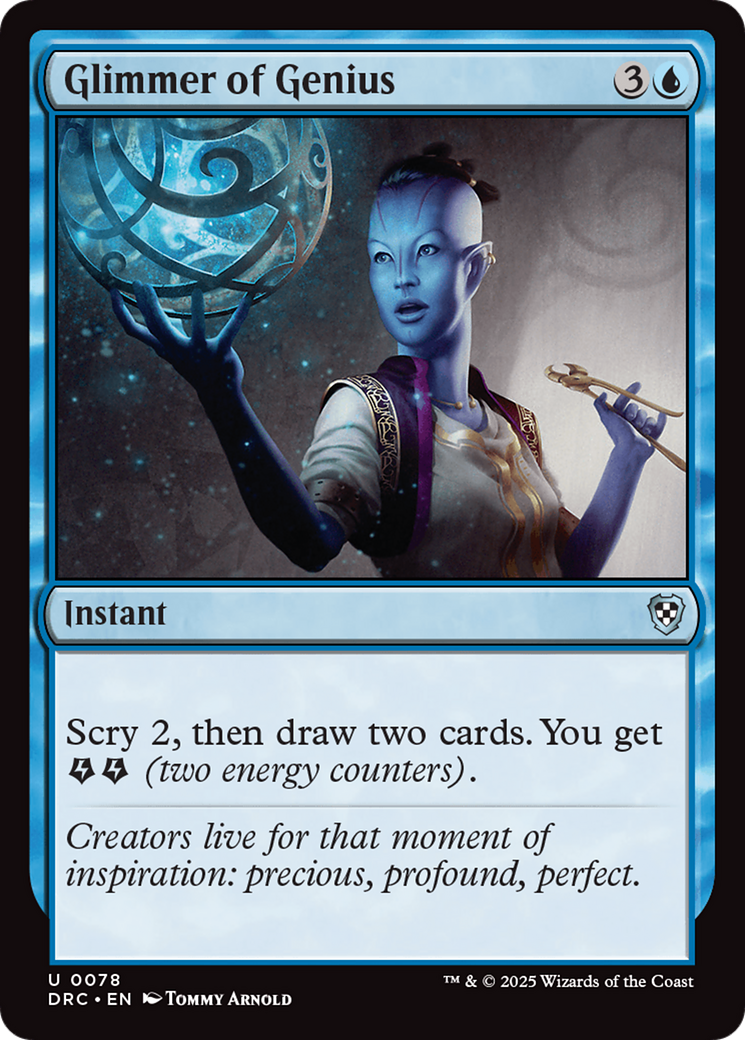 Glimmer of Genius [Aetherdrift Commander] | Lots Moore NSW
