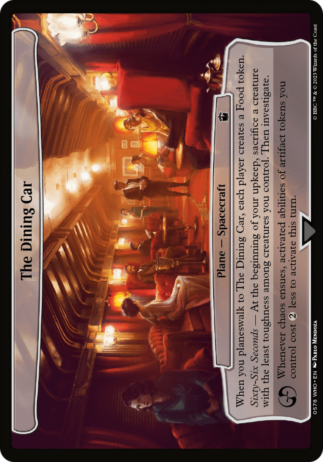 The Dining Car [Doctor Who] | Lots Moore NSW