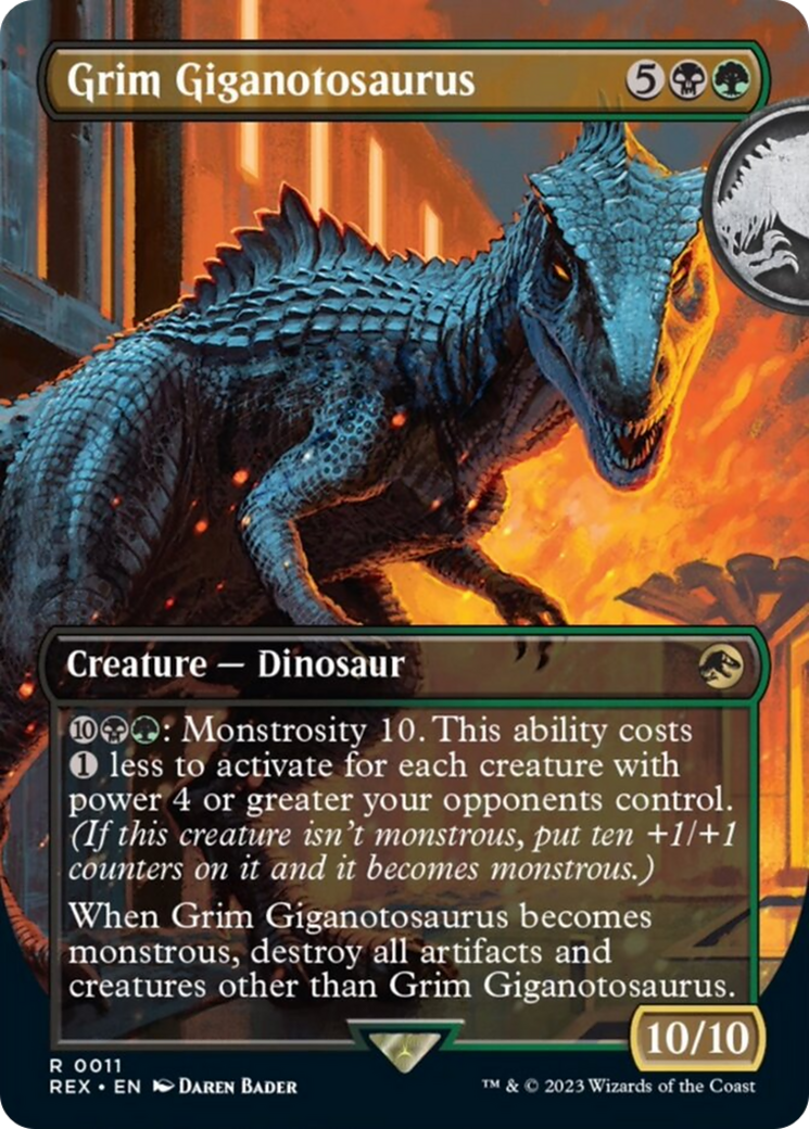 Grim Giganotosaurus (Borderless) [Jurassic World Collection] | Lots Moore NSW
