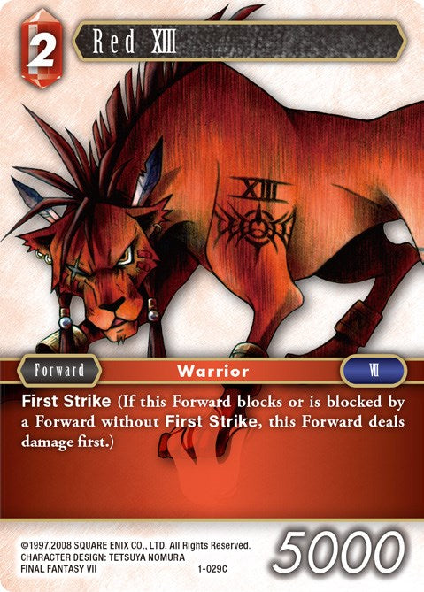 Red XIII [Opus I] | Lots Moore NSW