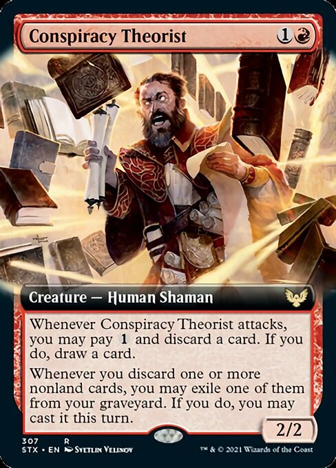 Conspiracy Theorist (Extended Art) [Strixhaven: School of Mages] | Lots Moore NSW