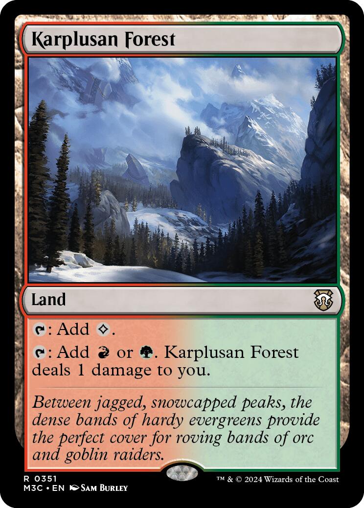 Karplusan Forest [Modern Horizons 3 Commander] | Lots Moore NSW