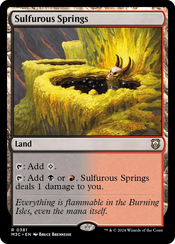 Sulfurous Springs [Modern Horizons 3 Commander] | Lots Moore NSW