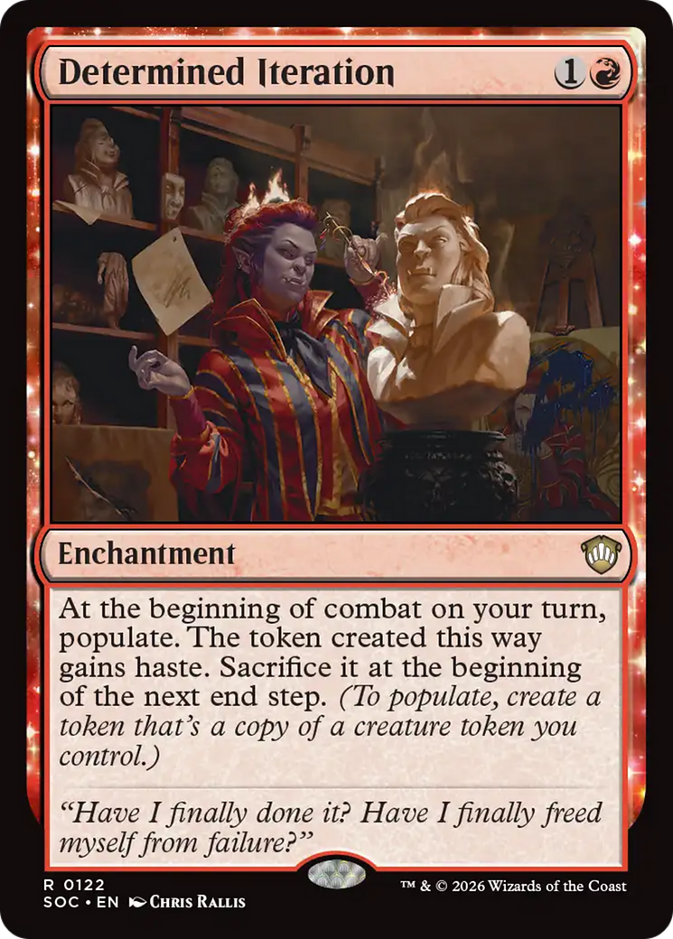 Determined Iteration [Secrets of Strixhaven Commander] | Lots Moore NSW