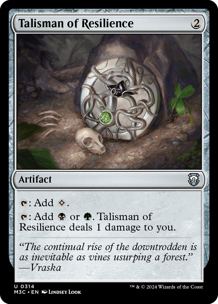 Talisman of Resilience [Modern Horizons 3 Commander] | Lots Moore NSW