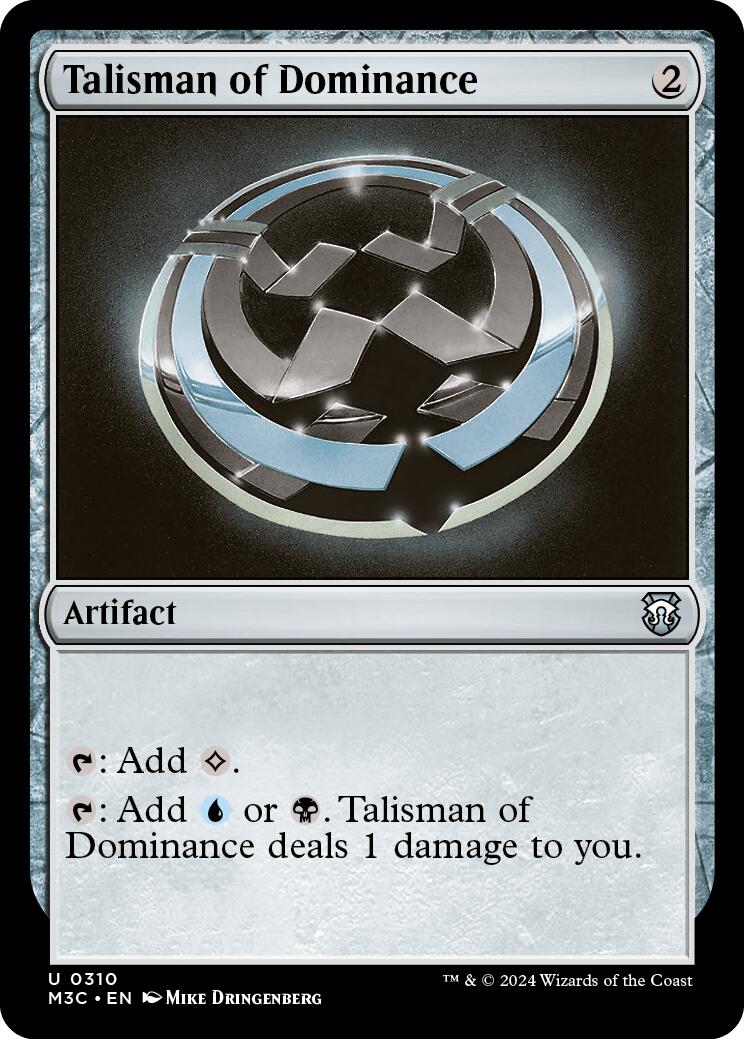 Talisman of Dominance [Modern Horizons 3 Commander] | Lots Moore NSW