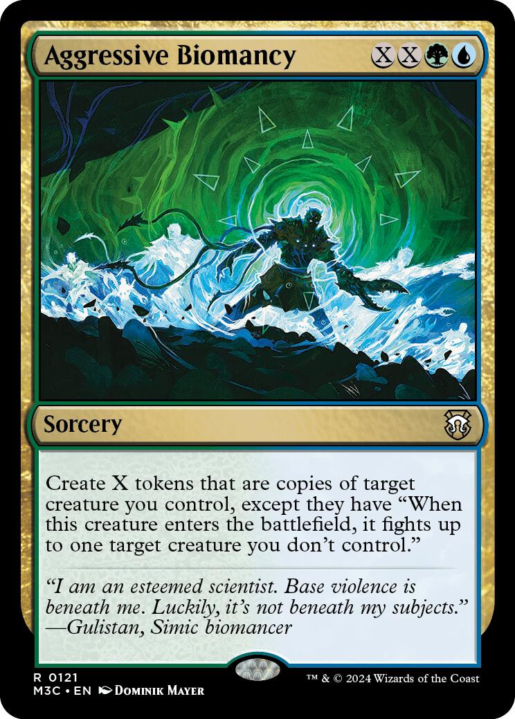 Aggressive Biomancy [Modern Horizons 3 Commander] | Lots Moore NSW