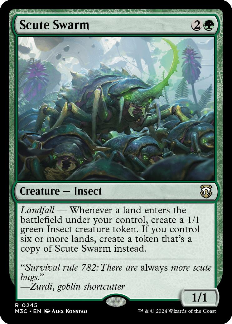 Scute Swarm [Modern Horizons 3 Commander] | Lots Moore NSW