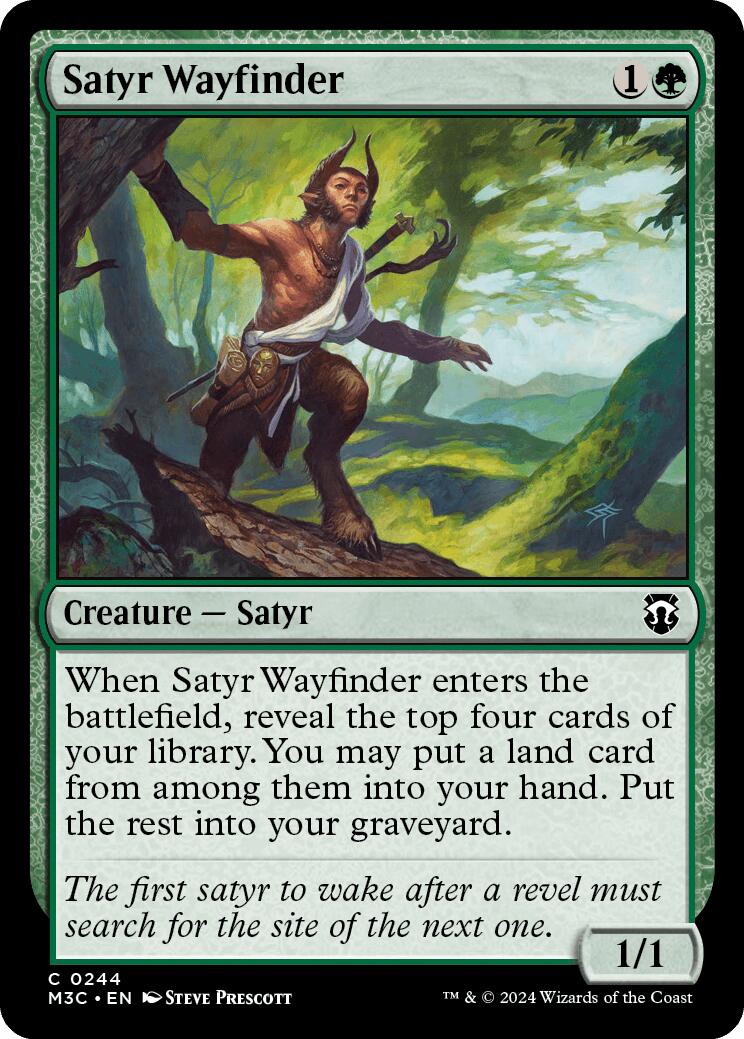 Satyr Wayfinder [Modern Horizons 3 Commander] | Lots Moore NSW