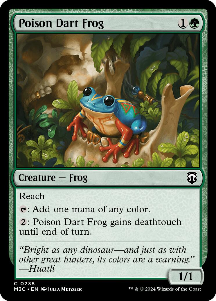 Poison Dart Frog [Modern Horizons 3 Commander] | Lots Moore NSW