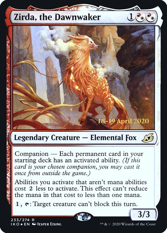 Zirda, the Dawnwaker [Ikoria: Lair of Behemoths Prerelease Promos] | Lots Moore NSW