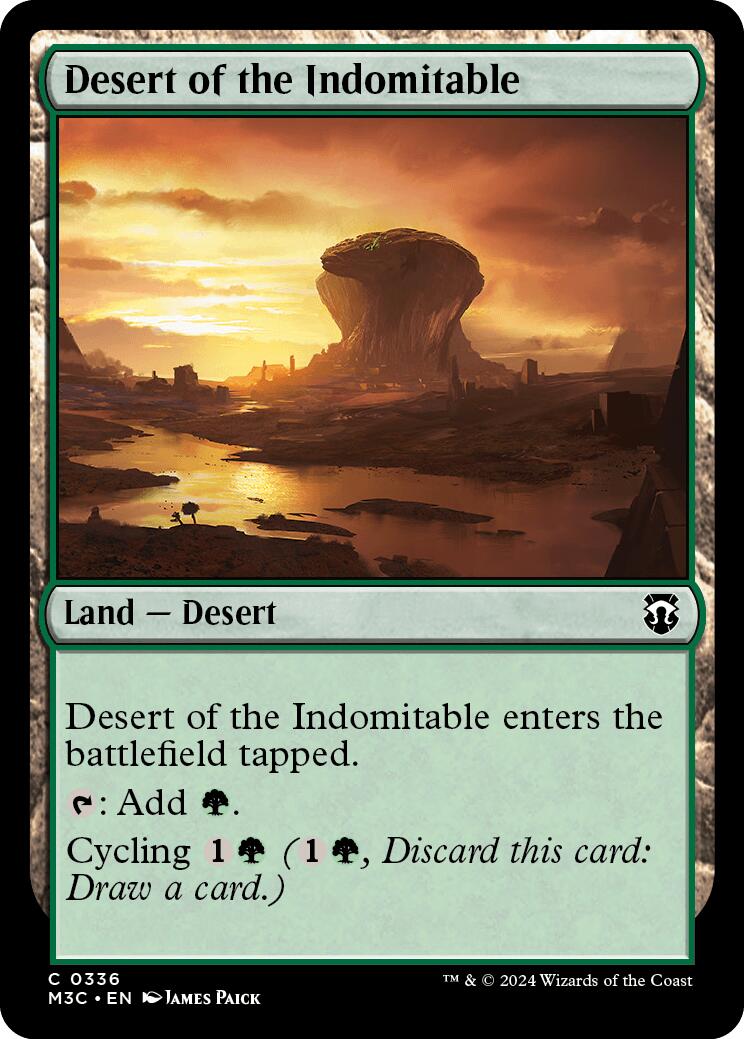 Desert of the Indomitable [Modern Horizons 3 Commander] | Lots Moore NSW