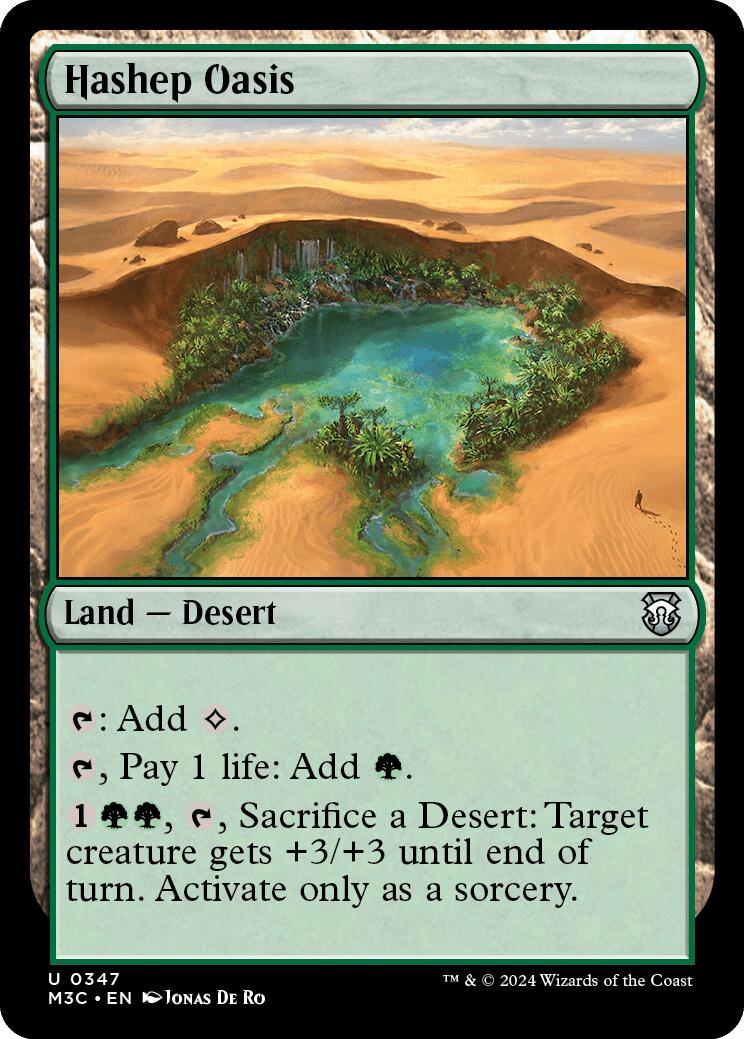 Hashep Oasis [Modern Horizons 3 Commander] | Lots Moore NSW