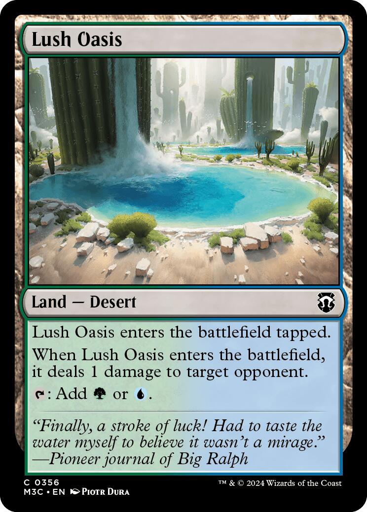 Lush Oasis [Modern Horizons 3 Commander] | Lots Moore NSW