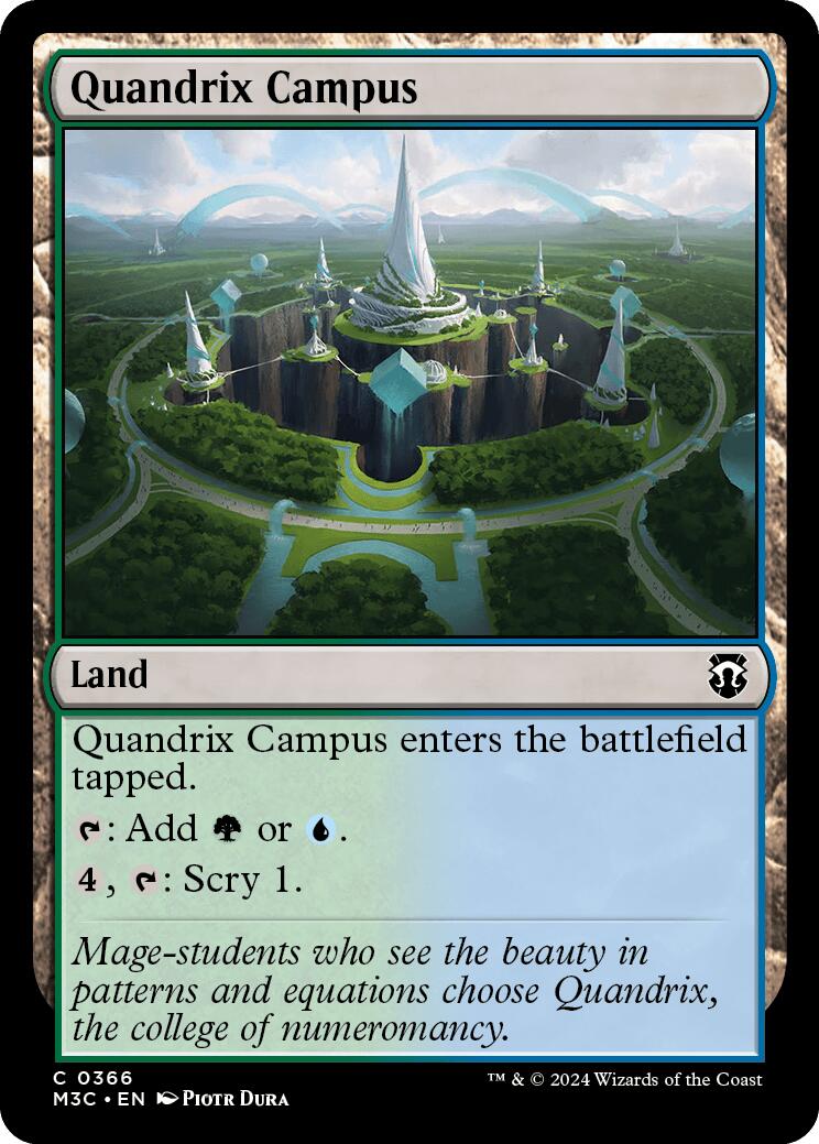 Quandrix Campus [Modern Horizons 3 Commander] | Lots Moore NSW