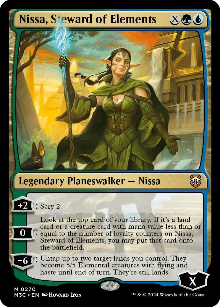 Nissa, Steward of Elements [Modern Horizons 3 Commander] | Lots Moore NSW