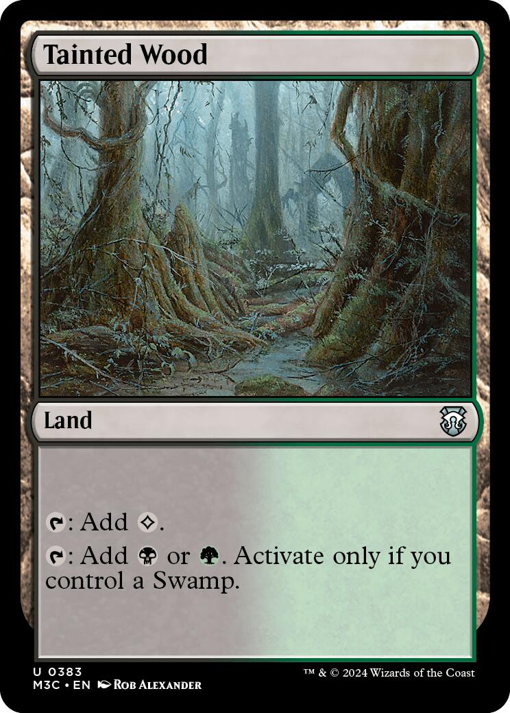 Tainted Wood [Modern Horizons 3 Commander] | Lots Moore NSW