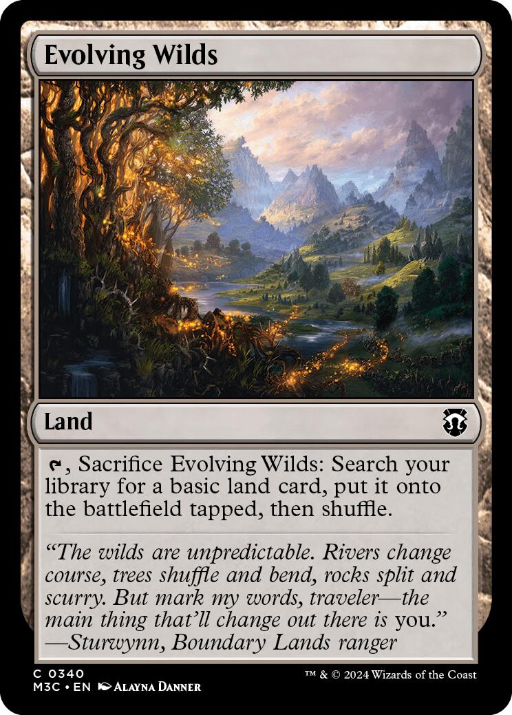 Evolving Wilds [Modern Horizons 3 Commander] | Lots Moore NSW