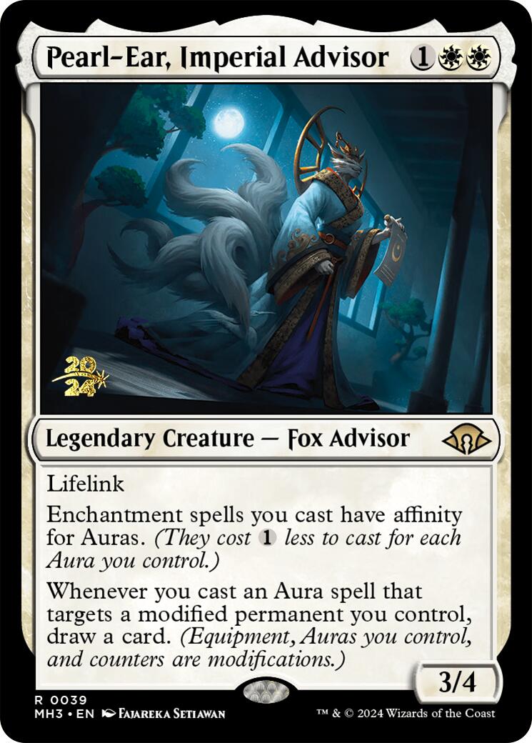 Pearl-Ear, Imperial Advisor [Modern Horizons 3 Prerelease Promos] | Lots Moore NSW