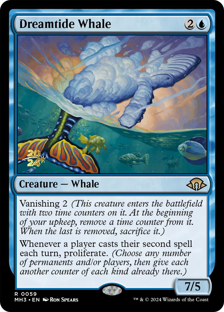 Dreamtide Whale [Modern Horizons 3 Prerelease Promos] | Lots Moore NSW