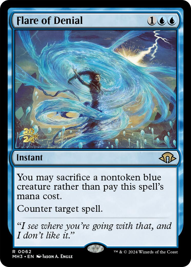 Flare of Denial [Modern Horizons 3 Prerelease Promos] | Lots Moore NSW