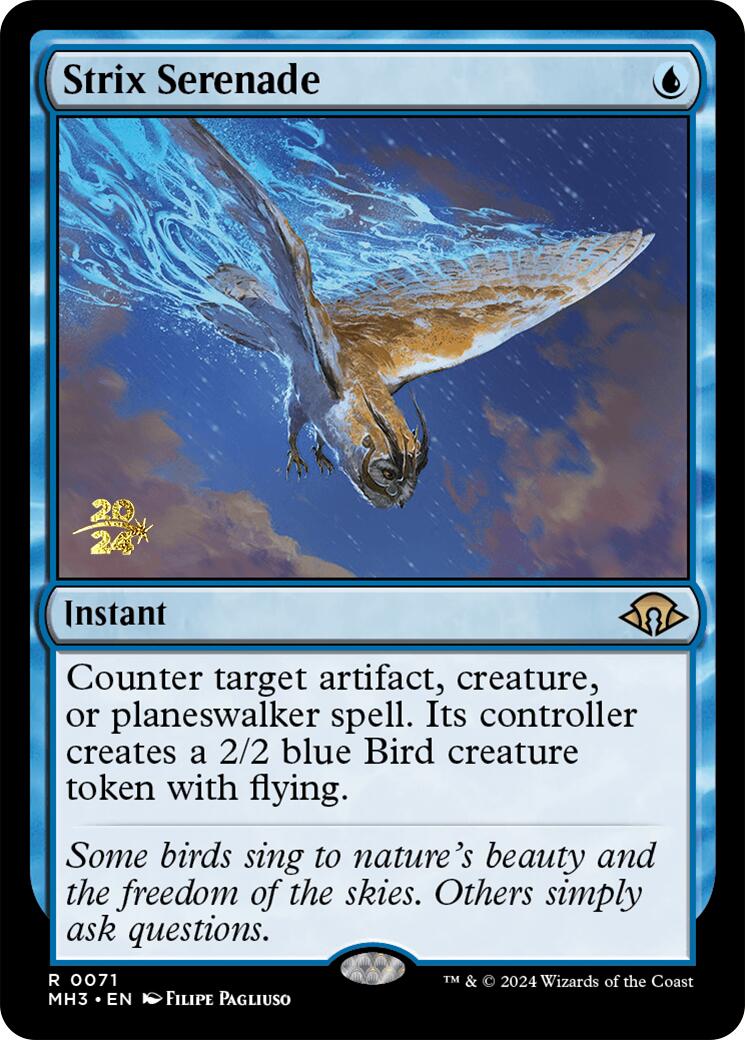 Strix Serenade [Modern Horizons 3 Prerelease Promos] | Lots Moore NSW